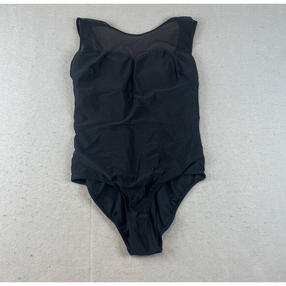 Albion Fit Maria Black One Piece Swimsuit Womens Sz XL - Picture 1 of 10